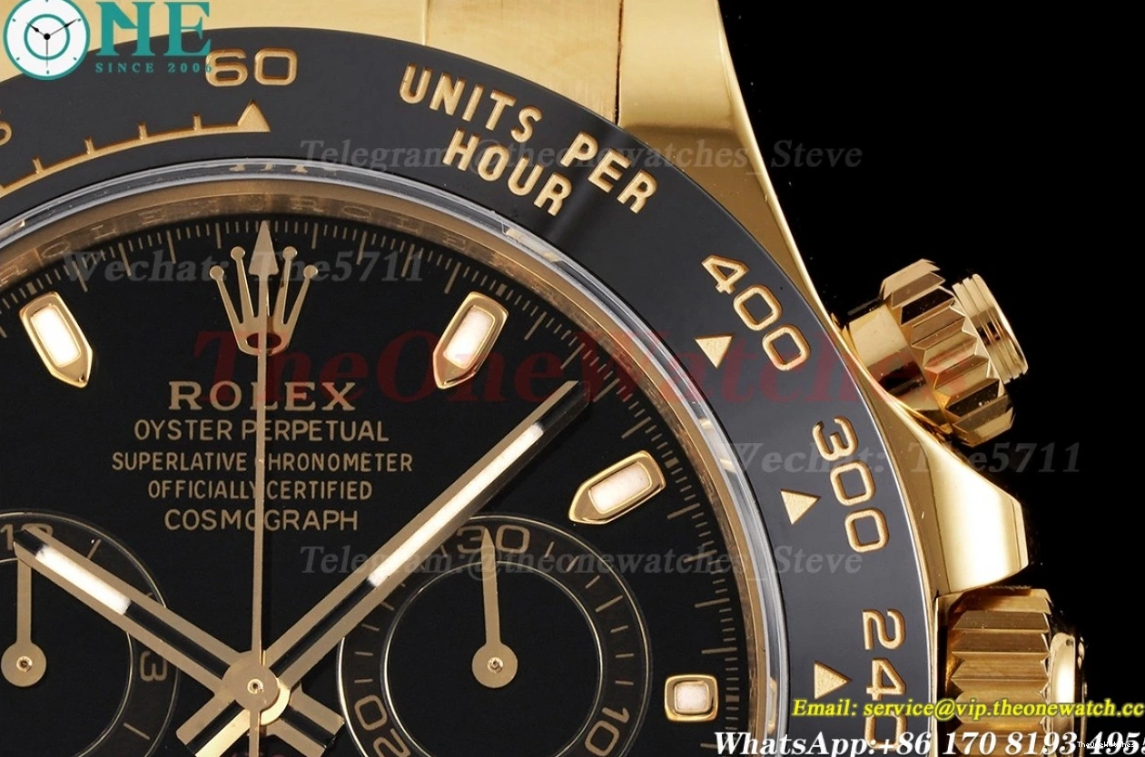 YG KING RU Daytona 116518 Dial 40mm Black SA4130 0323